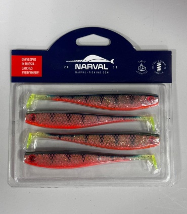 Мягкая приманка Narval Fishing Skinny 4 шт 120 мм Blue Perch-018