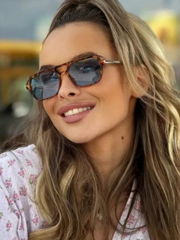SUNKILINA солнцезащитные очки авиаторы однотонные