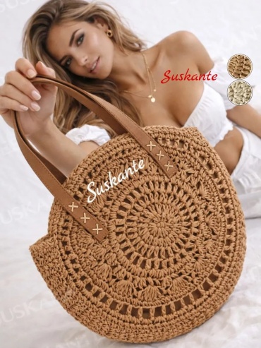 Мини-сумка Suskante джут коричневый