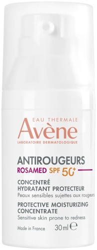 Avene крем-концентрат Antirougeurs Rosamed SPF 50+ защитный увлажняющий для лица 30 мл
