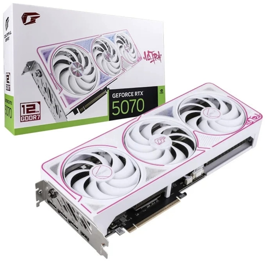 Видеокарта Colorful iGame GeForce RTX 5070 Ultra W OC 12 Гб