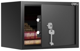 Сейф DELI ET562 ключевой замок (350х250х250 мм)
