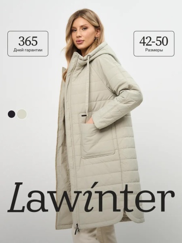 Пальто LaWinter зеленый