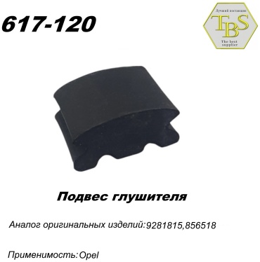 TBS подушка глушителя 617-120