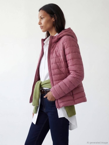 Пуховик LC Waikiki розовый