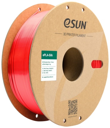 ESUN PLA Silk 1.75 мм 1 кг красный