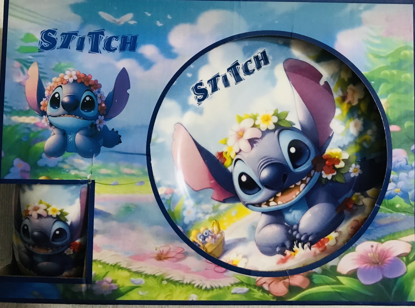 Сервиз на 1 персону Stitch, предметов: 3, детский, керамика