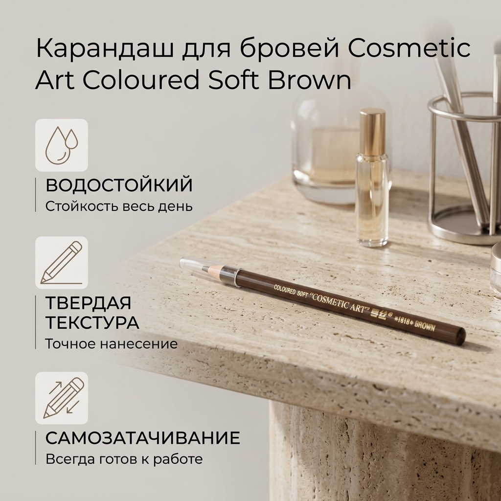 Cosmetic Art карандаш Coloured soft Brown
