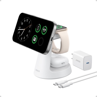 Anker Qi2 USB Type-C 15 Вт белый