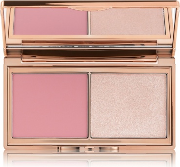 Charlotte Tilbury Mini Charlotte Tilbury Hollywood Blush Fair/Medium румяна, хайлайтер Fair-Medium