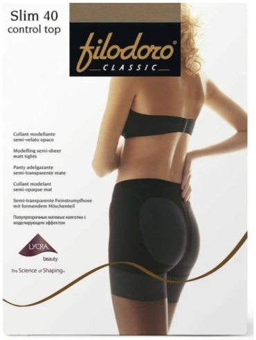 Колготки Filodoro коричневый, капучино