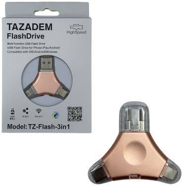 USB Flash карта TAZADEM Tz-Flash-3in1 8 Гб
