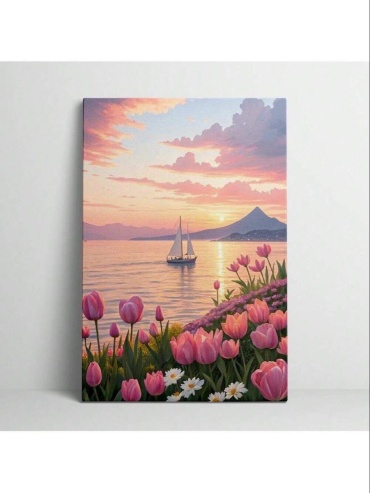 Araystudio.kz картина «Желкенді көктем» 50x70 см