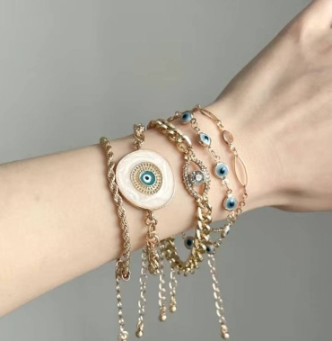 Fashion Jewelry длина 15 см бижутерный сплав, без вставок