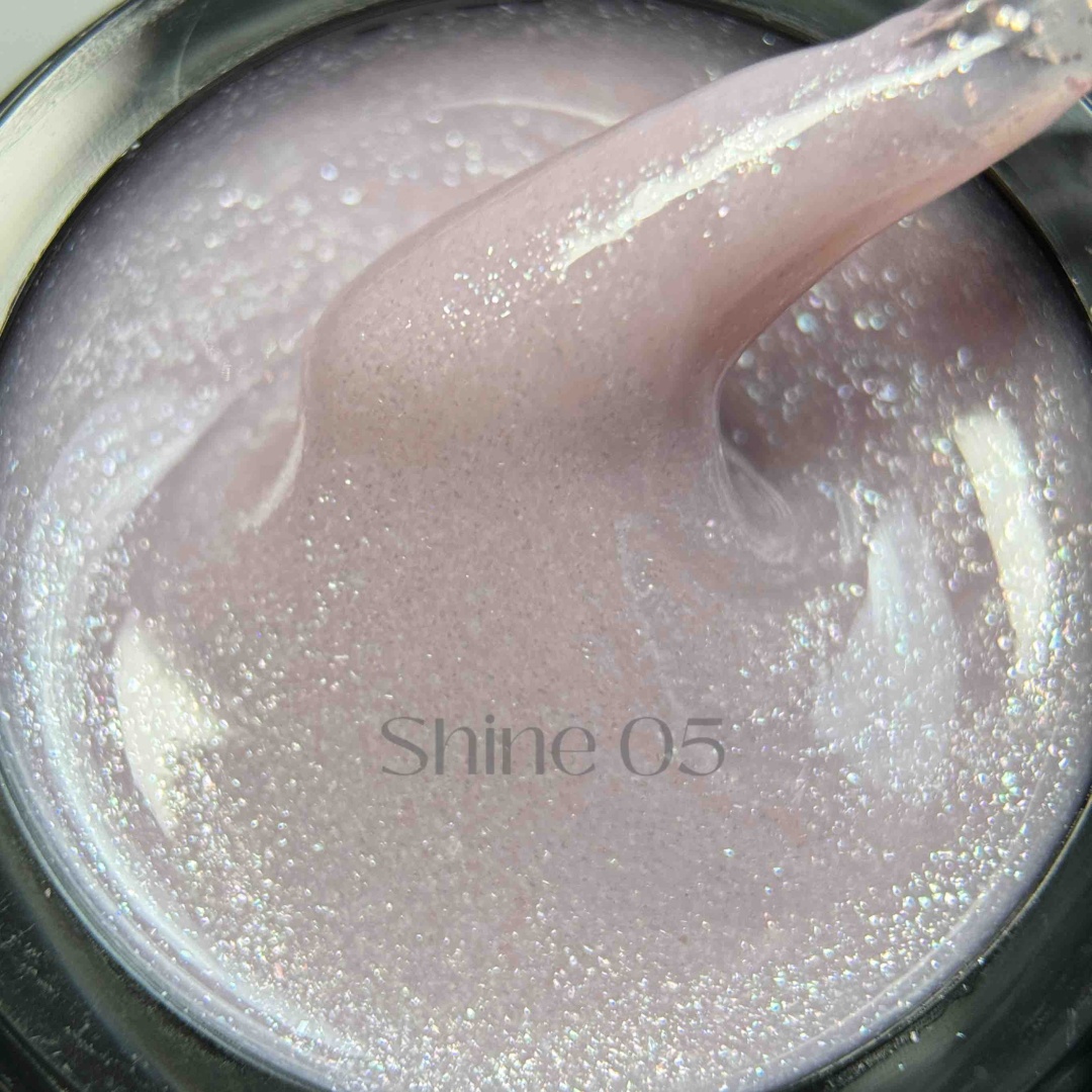 Angel’ гель Shine 05 (Коричнево-сиренево -розовый) 15 мл