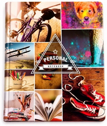 Общая тетрадь Art Space Коллаж.My style., 120 л, А5, клетка, твердая обложка, 1 шт