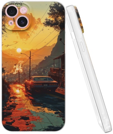 Чехол Mcover для Apple iPhone 15 Plus рисунок
