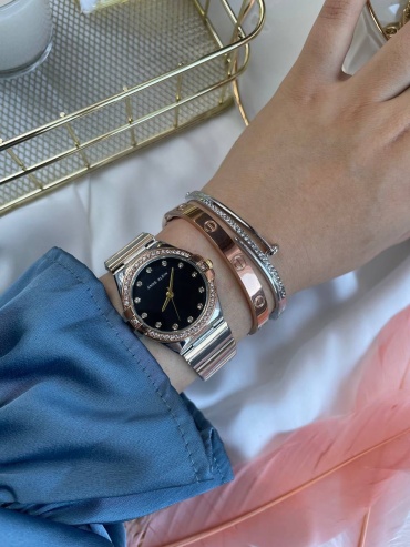 Кварцевые Anne Klein Anne Klein.SAKS6446.N6795 нержавеющая сталь