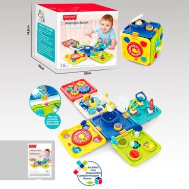 Музыкальная игрушка Babyard Бизикуб музыкальный BABYARD раскладной