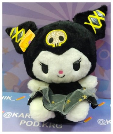 Мягкая игрушка Toys Kuromi, высота 25 см, мультиколор