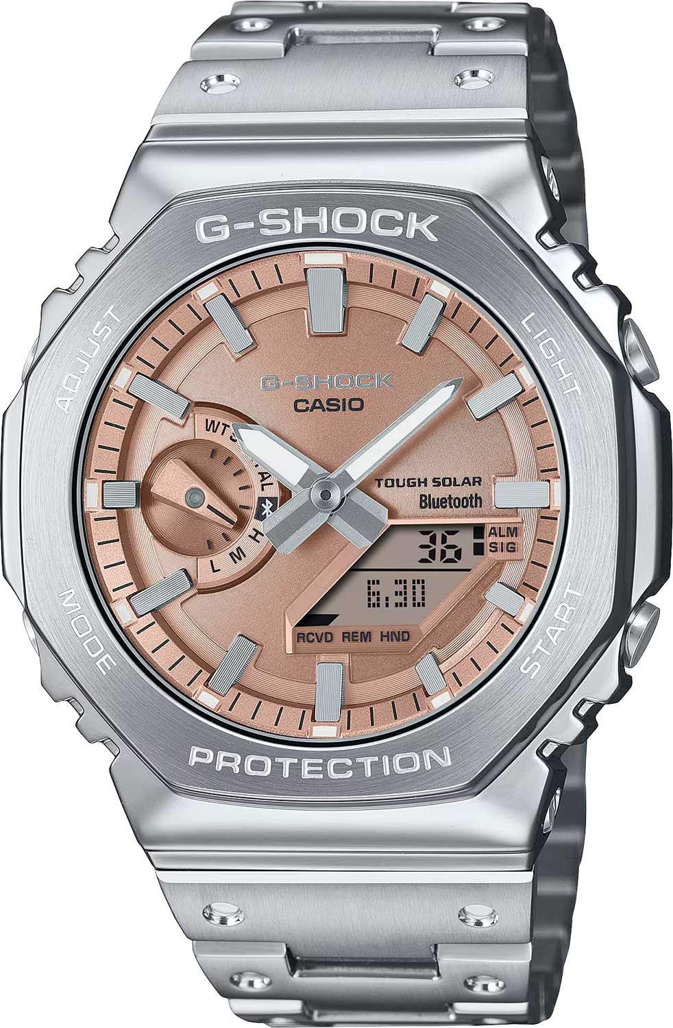 Кварцевые CASIO GM-B2100AD-5AER сталь, полимер