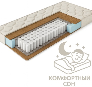 Матрас Комфортный сон Матрас Comfort Eco Coco, 90x200x20 см