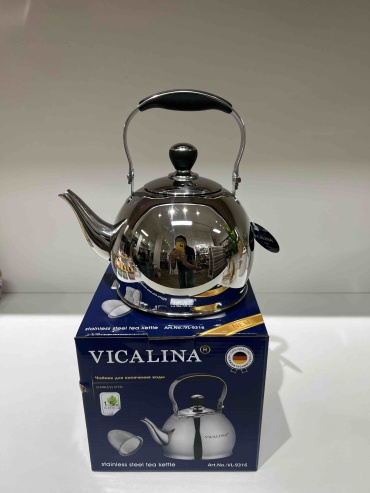Чайник Vicalina VL-9316 1.5 л, нержавеющая сталь