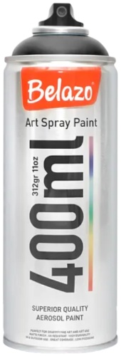 Belazo краска Art Spray Black 400мл.