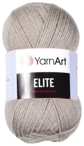 Моток YarnArt Elite 857 - Бежево-серый 300 м 100 г