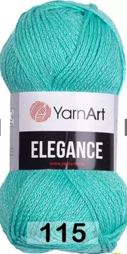 Пряжа Элеганс Elegance хлопок с люрексом