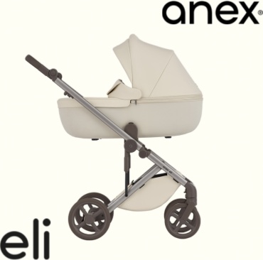 Коляска универсальная 2 в 1 Anex Eli Milky, молочный