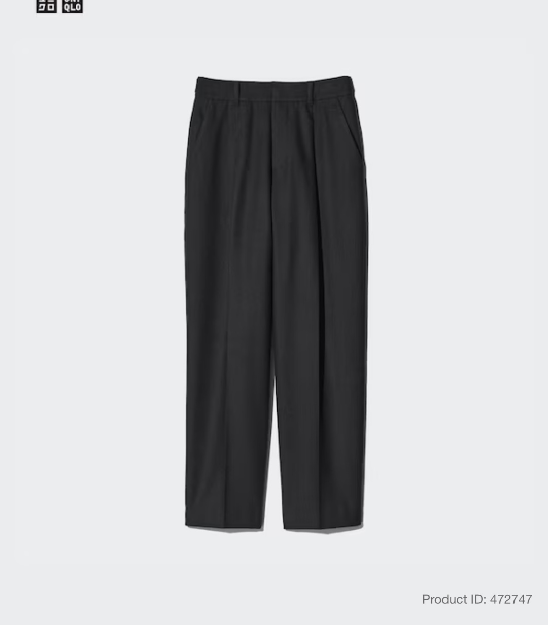 Повседневные брюки Uniqlo черный