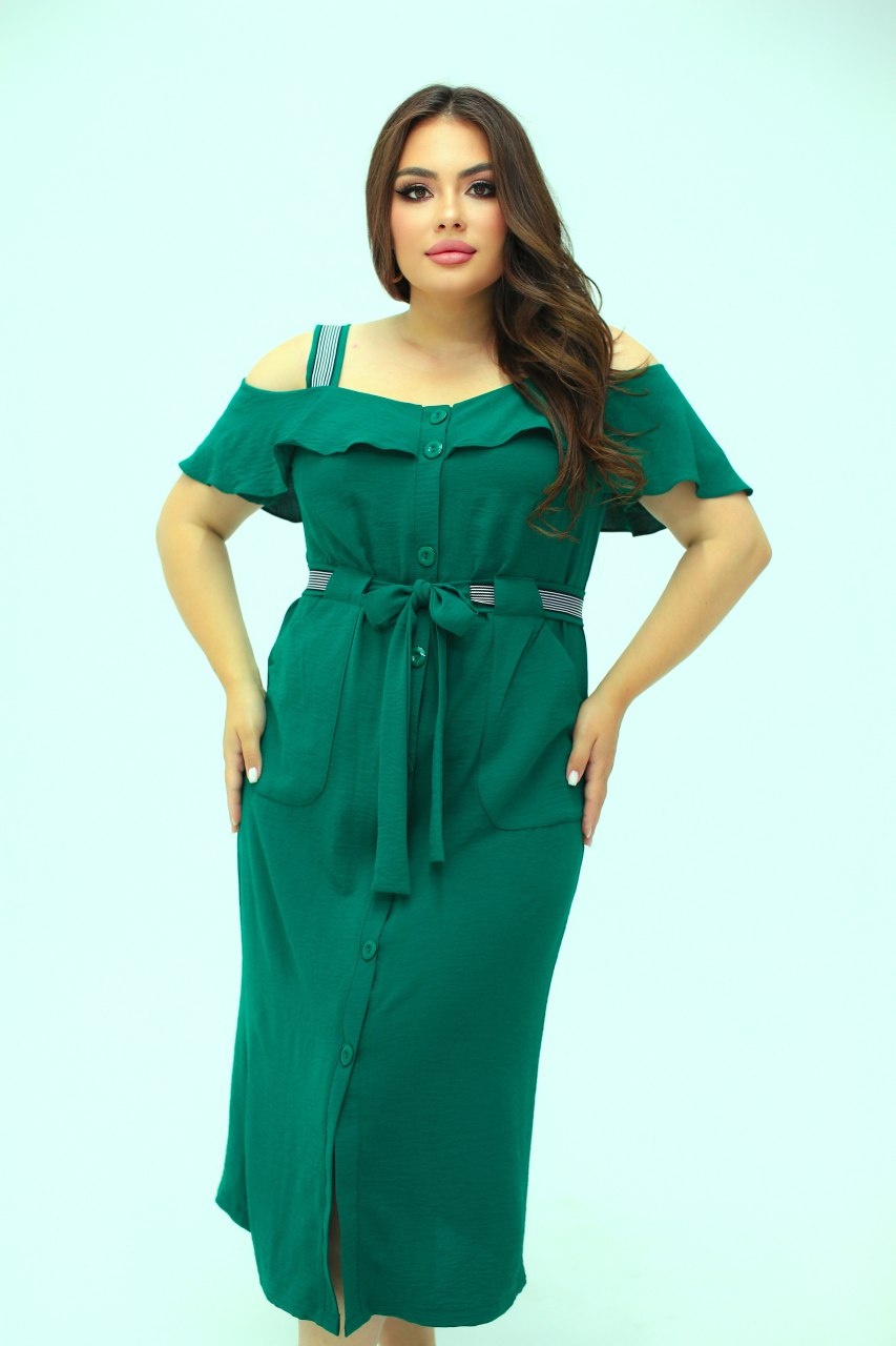 Сарафан YVA FASHION зеленый