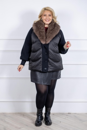 Пуховик Granat.Furs черный