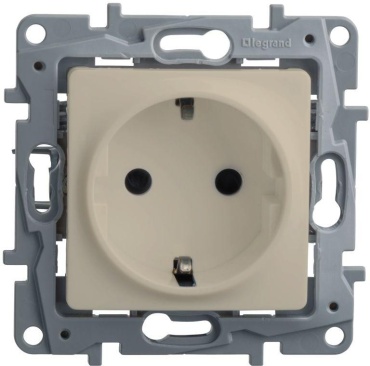 Розетка Legrand 672321, бежевый