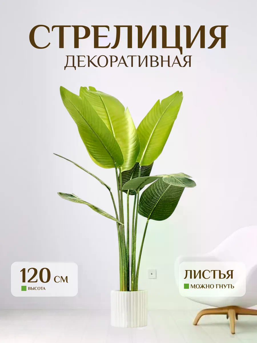 Дерево стрелиция 120 см, Friendly Home