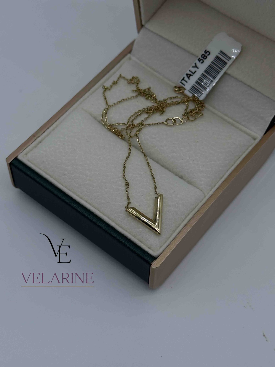 Колье VE VELARINE AA220017 длина 45 см вес 1.74 г золото, без вставок