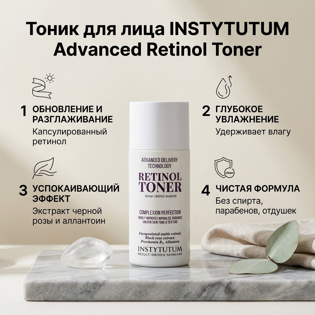 INSTYTUTUM тоник Advanced retinol toner 50 мл