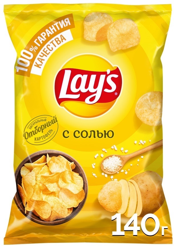 Чипсы Lay’s картофельные С солью 140 г