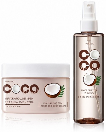 Набор для женщин с кокосовым ароматом набор по уходу за волосами и телом для женщин