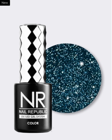 Nail Republic гель-лак Deep Flash 1102 Голубая бирюза глянцевое 10 мл