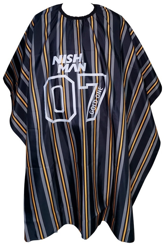 NISHMAN пеньюар Premium Barber Cape NM04 серый