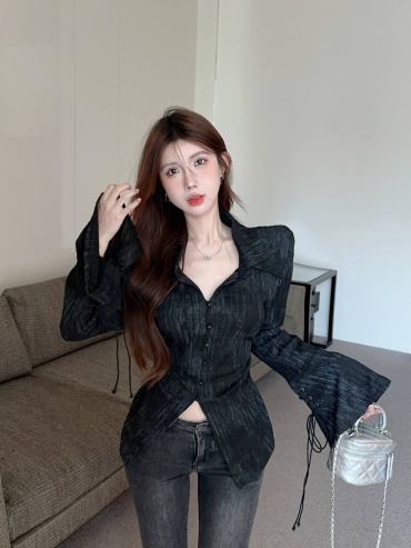 Блузка Sweethomewear черный
