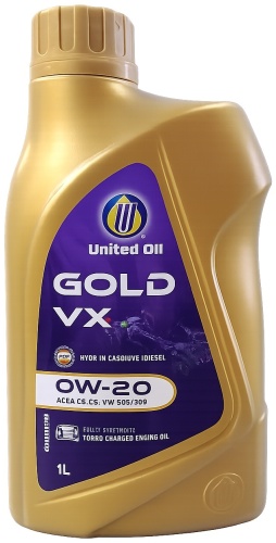 Синтетическое United Oil Gold VX 0W-20 1 л