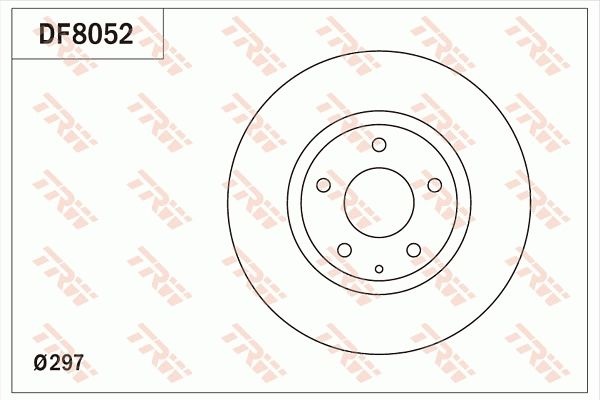 Диски TRW передние DF8052
