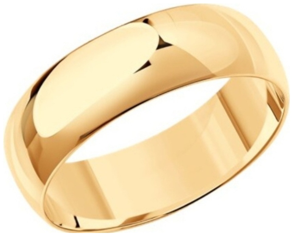 Aishen Gold L1028119 размер 19 вес 1.96 г золото, без вставок