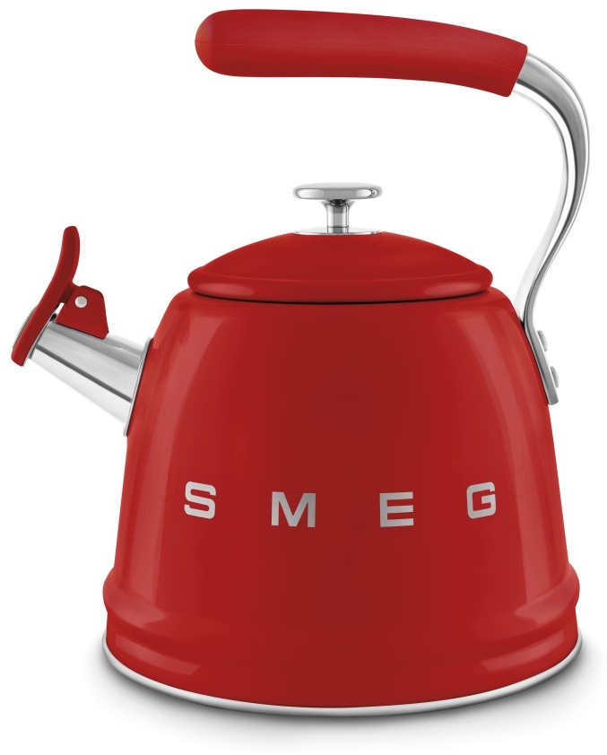 Smeg чайник WKF01RD 2.3 л, нержавеющая сталь