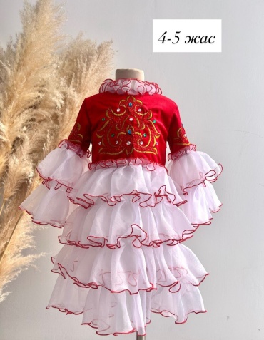 Национальный костюм KASSENOVA STYLE красный