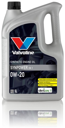 Синтетическое VALVOLINE SynPower DX1 0W-20 моторное масло 0W-20 5 л