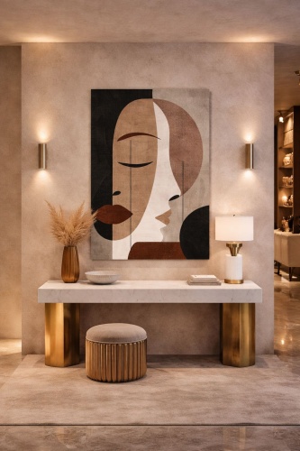 Araystudio.kz картина интерьерная на холсте “Dual form” 60x90 см